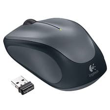 Image of Logitech M235 Black and Grey Wireless Compact Design Optical Mouse