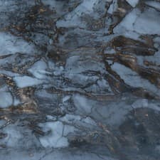 Image of STICKY BACK PLASTIC FILM 2mX67cm BLUE GREY ROMEO GOLD MARBLE SELF ADHESIVE WRAP