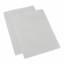 Image of Brushed Cotton Fitted Cot Sheet Pair 60x120cm, 70x140cm White, Cream, Blue, Pink