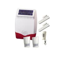 Image of LuxHome Wireless Intruder Alarm System Kit LHK100SU - Solar Power and Battery
