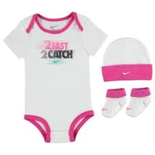 Image of Nike SB Baby Vest and Hat boots Set 6-12 Months Nike 2 Fast 3pc Set