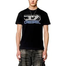Image of Diesel Mens T Shirts Diegor K74 Graphic Logo Print Crew Neck Summer Cotton Tee