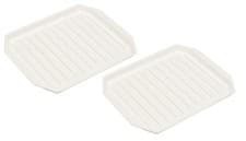 Image of KitchenCraft Set of 2 Microwave Bacon Racks with Elevated Ridged Design