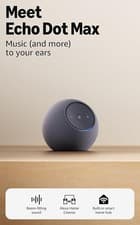 Image of Amazon Echo Dot Max (newest gen), Alexa speaker with room-filling sound and buil