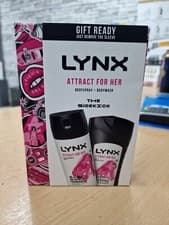 Image of Lynx Attract For Her THE SideKick Body Spray & Body Wash Duo Gift Set