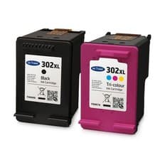 Image of Refilled 302XL Ink Cartridges - Black and Colour HP 302 XL Ink