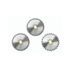 Image of Festool 578565 160mm x 20 3 Piece Circular Saw Blade Set Wood Cutting
