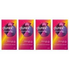 Image of Durex Pleasure Me Ribbed & Dotted Condoms 48 Pack 56mm