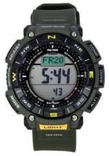 Image of Casio Pro Trek Digital Sports Tough Solar Resin Strap Men's Watch PRG-340-3