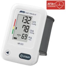 Image of A&D Medical UB-525 Wrist Blood Pressure Monitor with Atrial Fibrillation Screeni