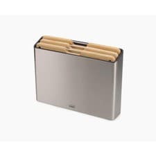Image of Joseph Joseph Folio Steel Bamboo Chopping Board Set 3 Piece | 60229 | Box Opened