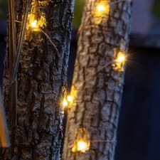 Image of 10339 Micro LED Outdoor String Lights / 19.9M Coverage/Copper Cord/Solar Powered