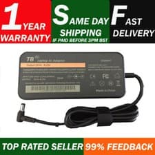 Image of 180W Asus ADP-180MB F 19.5V 9.23A Laptop AC Adapter + Free UK Cord