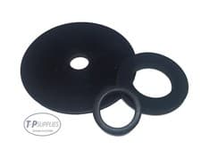 Image of EPDM Rubber Washer washers 3mm thk x4, pick your own size upto 30mm diameter