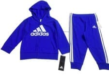 Image of Adidas Originals Kids Tracksuit Trefoil hooded 2-Piece Set Outfit Unisex 24M NWT
