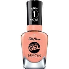 Image of Sally Hansen miracle gel neon nail varnish 051 Peach please