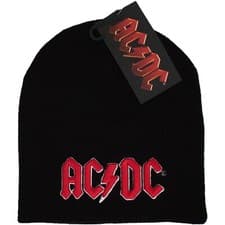 Image of AC/DC - Embroidered Logo Official Licensed Beanie Hat New