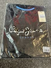 Image of Pepe Jeans London T‑Shirt – Black – Size L – Brand New in Packaging