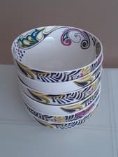 Image of 6 x Denby Monsoon Cosmic Cereal Bowls 16cms - All New Never Used
