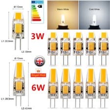 Image of 10X Dimmable G4 LED COB Bulbs 6W Capsule Lamp Replace Halogen Bulb AC DC 12V