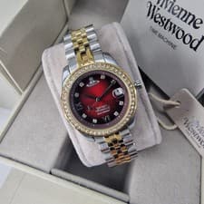 Image of Vivienne Westwood VV317RBSG Camberwell Luxury Red Watch New W/ Box Tags Manual!