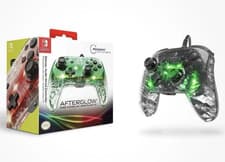 Image of PDP Nintendo Switch Afterglow Wired Controller - Clear/RGB