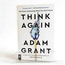 Image of Think Again: The Power of Knowing What You Don't Know by Grant, Adam Book The