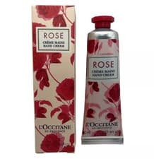 Image of LOccitane En Provence Rose Hand Cream 30ml Softening & Hydrating Formula