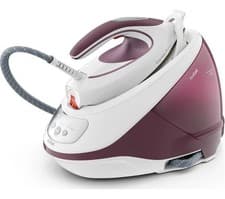 Image of Tefal SV9201G0 Steam Generator Station Iron Express Protect White & Burgundy
