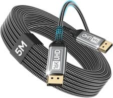 Image of DisplayPort Cable 2.1 5M-DP Cable Supports 16K@60Hz, 10K@60Hz, 8K@120Hz