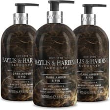 Image of Baylis & Harding Jasmine & Grapefruit 500ml x 3 Antibac Hand Wash Liquid Soap