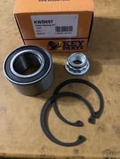 Image of Wheel Bearing Kit Front KWB697 Key Parts VW Group Polo Lupo Arosa Golf Jetta