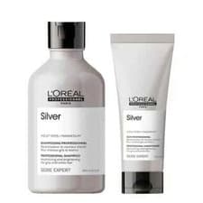Image of LOreal Professionnel Serie Expert DUO Silver Shampoo 300ml and Conditioner 200ml