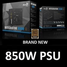 Image of Aerocool Integrator 850W 80 PLUS Bronze Non-Modular PSU Power Supply