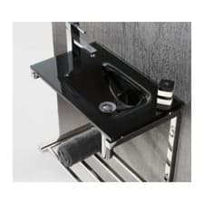 Image of BLACK COUNTERTOP WASHBASIN (3012NE) SP0070