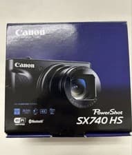 Image of Canon PowerShot SX740 HS 20.3MP Compact Digital Camera Black SX740HS New in Box