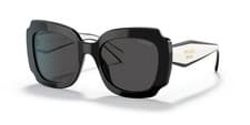 Image of PRADA Sunglasses PR 16YS Black white Dark Grey lens New with box
