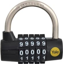Image of Yale Locks YALY16048 48 mm Steel Five Dial Combination Padlock