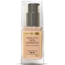 Image of 3 x Max Factor Healthy Skin Harmony Foundation | Light Ivory 40 | RRP £45 | 30ml