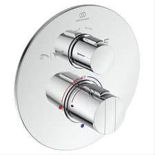 Image of Ideal Standard Easybox Slim Bi Thermostatic Bath Shower Mixer - Chrome