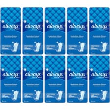 Image of Always Maxi Night Pads 9 Sanitary Towels - Pack of 10