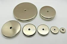 Image of Strong Ferrite Round Pot Magnet Disc Disk Through Hole Mounting Bolt On Potted