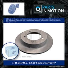 Image of 2x Brake Discs Pair Solid fits SUZUKI SAMURAI SJ413 1.3 Front 88 to 04 G13BA Set