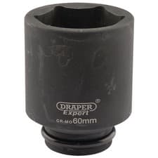 Image of Draper Expert HI-TORQ 6 Point Deep Impact Socket 3/4" Drive 60mm Hand Tool