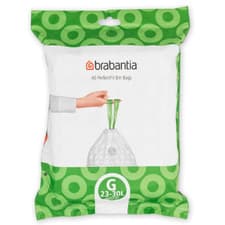 Image of Brabantia Pack Of 40 Perfect FIT Bin Bags Liners Size G 23-30L Extra Strong
