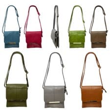 Image of Metal Bar Detail Flap Shoulder Bag Ladies Across The Body Casual Handbag C8201