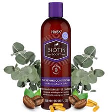 Image of HASK BIOTIN BOOST Thickening Conditioner for All Hair Types New 355ml