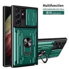 Image of For Motorola MOTO E13 G54 G53 G22 G84 G55 Magnetic Ring Card Holder Case Cover