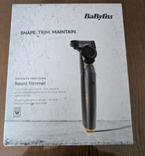 Image of BaByliss T987U Graphite Precision Beard Trimmer – Cordless, 23 Lengths, Black