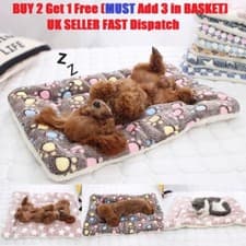 Image of Pet Puppy Mat Cat Dog Pet Blanket Super soft thick Patterned Pet Bed blanket